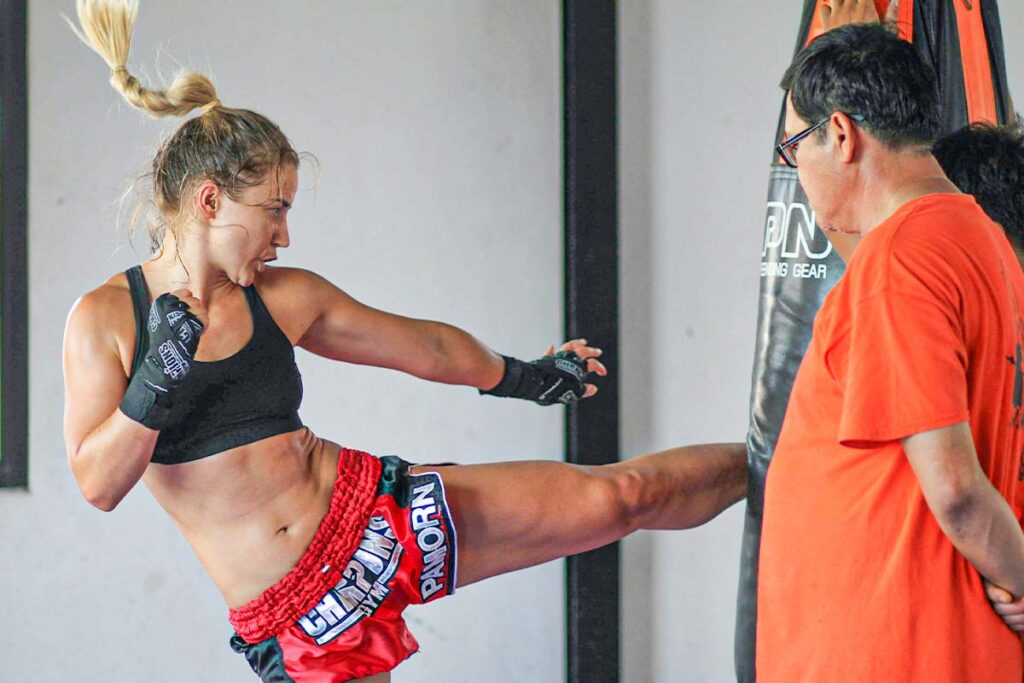 muay thai para mulheres