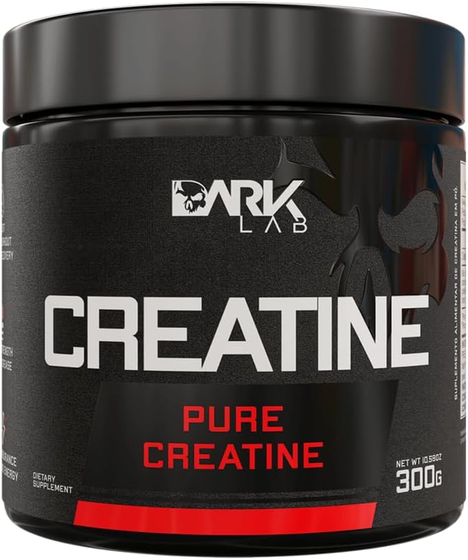 Creatina Pura Dark Lab 300g, Monohidratada 100% de Pureza